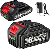 mAh マキタ 互換 バッテリー 21V/18V バッテリー 4.0Ah 2.0Ah 大容量 二個セット 充電式 リチウムイオン電池 マキタ電動工具用 LED電池残量表示 長時間作業可能 多数保護機能搭載 大きな制御基板採用 小型 軽量 充電器付き PSE認証済み
