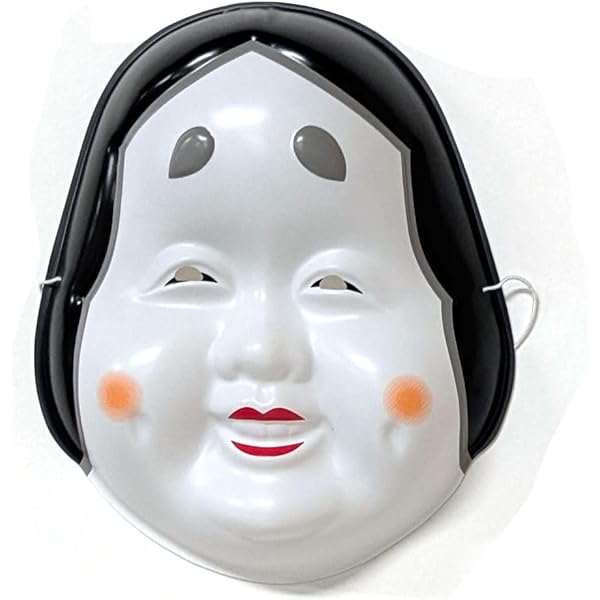 ヴィンテージ　おたふく　お面型入れ物　おかめ　フェイスボックス ヴィンテージ おたふく お面型入れ物 おかめ フェイスボックス