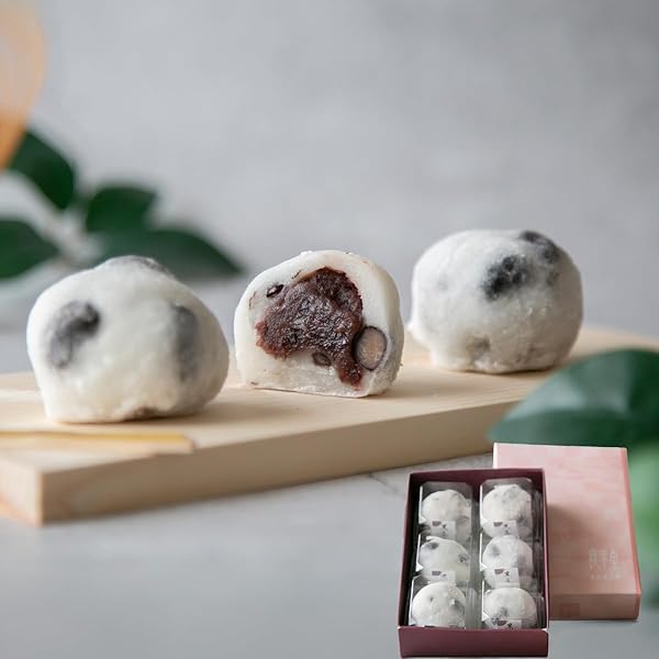 Amazon | 御菓子司 瑞月院 塩豆大福 火乃塩 5個入り 2箱 | ノー