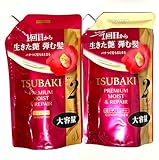 【2個セット】ＴＳＵＢＡＫＩ プレミアムモイスト シャンプー つめかえ用 660ml (シャンプー＆コンディショナー詰替600ml×2)