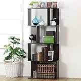 オープンラック スリム 4段 マルチデザインラック( ディスプレイラック シェルフ ラック 収納棚 S字ラック )