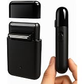 メンズ電気シェーバー 小型・コンパクト USB充電式 携帯髭剃り IPX6防水 深剃り対応 急速充電 お風呂剃り可 乾湿両用 出張・旅行に最適