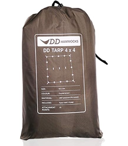 Amazon | DD Hammocks DD Tarp タープ 3.5 x 3.5 (コヨーテブラウン 