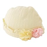 (チャックル) chuckle *スウィートガール*お花コサージュ付き帽子 クリーム 44-46cm P9234-46-40