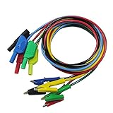 Fenteer バナナプラグ 　クロコダイル　アリゲーター　テストクリップ　プローブケーブル　耐久性