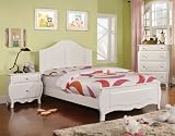 Furniture of America Lionel Size Youth Bedroom, Twin, White [並行輸入品]