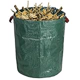 Seacan ガーデンバッグ バケツ 直径67cm 深さ76㎝ 上下各2箇所持ち手付 260L 楽々 大容量 収草袋 折り畳み可能 農作業での収穫 お庭の清掃 ごみ 収草用 収納専用バッグ