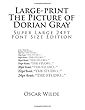 Large-Print the Picture of Dorian Gray: Super Large 24pt Font Size Edition