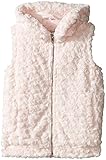 Speechless Big Girls' Wooby Faux Fur Vest Blush X-Large [並行輸入品]