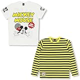 ベビードール ディズニー 重ね着ロンT 男女兼用 DISNEY Collection S ミッキー