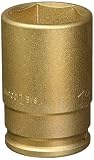 Ampco Safety Tools DWI-3/4D1-5/8 Socket, Deep Well Impact, Non-Sparking, Non-Magnetic, Corrosion Res