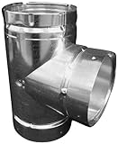 Speedi-Products BV-DWT 05 5-Inch B-Vent Double Wall Round Tee by Speedi-Products