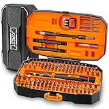 JOREST 152 in 1 精密ドライバーセット, 磁気特殊工具キット, 三角/Y型ネジ ドライバー Torx T5 T6 T7 T8 T9 T10 T15，星型P2/P5，Y000/Y00/Y0/Y1等,とるくすドライバーセットはに適していますiphone拆解、 Switch修理、PS4/PS5本体拆机、Macbook、PC、眼鏡、腕時計、Xbox、iPad、工具家庭用等