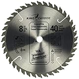 Vermont American 27253 8-Inch 40T Smooth Cut Carbide Circular Saw Blade [並行輸入品]