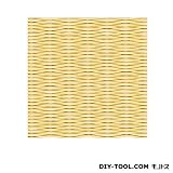 積水成型工業 美草 フロア畳(置き畳) 目積-アイボリー 830mmX830mmX厚さ16mm （FLR-MS-IV）