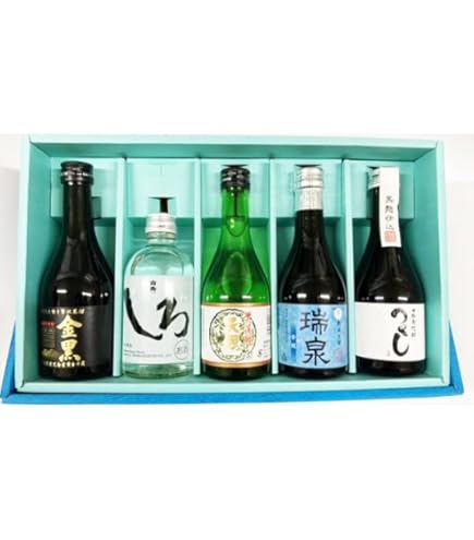Amazon.co.jp: ギフト 芋焼酎ミニボトル5本セット 300ml 【厳選】当店