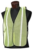 Jackson Safety Fabric Econo Style ESK Safety Vest with 3/4 White Prismatic by Jackson Safety