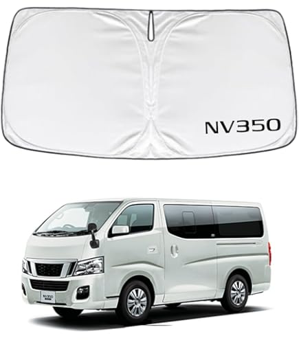 値下げ！NV350 キャラバン 趣味職人 サンシェードフロント5面セット収納袋付 値下げ！NV350 キャラバン 趣味職人 サンシェードフロント5面