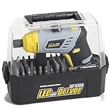 ベルソス コンパクト電動ドリルドライバー 53pcs リチウムイオンバッテリー ハイパワー 充電式 LEDライト搭載 VS-TL850