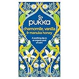 Pukka Chamomile, Vanilla & Manuka Honey Teabags 20 per pack by Pukka Herbs
