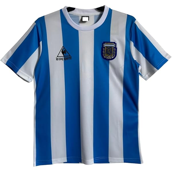 Amazon.co.jp: 1986 アルゼンチン マラドーナ 復古版 ユニフォーム