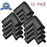 Cy3Lf Value Pack Premium Childproofing Corner Guard Table Edge Corner Protectors Color Black,SET OF 