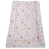 赤ちゃん・ベビー用 ふかふか 中綿入り オムツ替えマット (ワンサイズ) (ピンク)