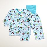 きかんしゃトーマス 前ボタン ロールアップ式 腹巻付き長袖パジャマ 80-95ｃｍ （T7303） (90cm)