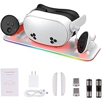 Amazon | Meta Quest 3S 対応 充電ドック 磁気 デザイン Quest