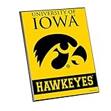 NCAA Iowa Hawkeyesイーゼルサイン、8 x 10インチ、マルチ
