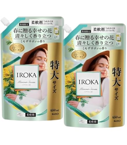 Amazon | フレアフレグランス IROKA （イロカ） 柔軟剤 本体 570ml＋
