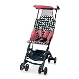 【Disney】ディズニー　ディズニーデザインの国内最小コンパクトベビーカー“ポキット”　ミッキーマウス（ピンク）