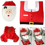 Yosoo ( TM )クリスマスバスルームトイレカバーとラグセット – Happy Santa販売by wasooo
