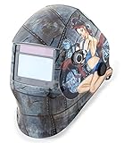 Shop Iron 45000 Solar Powered Auto Darkening Welding Helmet [並行輸入品]