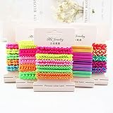 BIANHUAN ヘアゴム 髪ゴム こども 100本セット ヘア輪ゴム 髪止め ヘアアクセサリー ヘアバンド ベビー ヘアバンド 子供 髪留め アクセサリー 髪飾 子供用 キッズ 女の子 かわいい 王