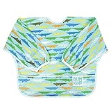 バンキンススリーブビブ 洗濯機でも洗える お食事用防水ビブ 6~24ヶ月 ひもタイプ Crocs(ブルー) SU680