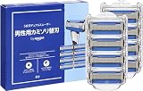 by Amazon 5枚刃 デュアルスムーザー 男性用 カミソリ 替刃 8コ 髭剃り