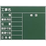工事用黒板（木製）：【工事用品】：301-0013