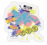 【(17)】 スプラトゥーン３ ステッカーつきリングスナック ※ステッカーのみ