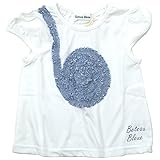 《初夏盛夏対応》 BateauBleue(バトーブルー) 天竺半袖AラインTシャツ 130cm/Iv NO.AH-1751202