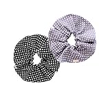 Betta (ベッタ) ブーケビブ ビブ・ハンカチセット グレイドット/ブラックドット