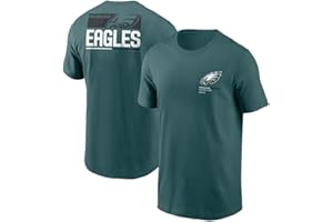 NFL メンズ レディース 半袖Tシャツ 夏 プリント トップス フィラデルフィアイーグルス ラグビー チーム トレーニング ジャージ ラウンドネック カジュアル トップス