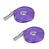 SEIKOH スリングベルト 2本セット 5m 幅25mm 使用荷重800kg ナイロンスリング 吊上げ