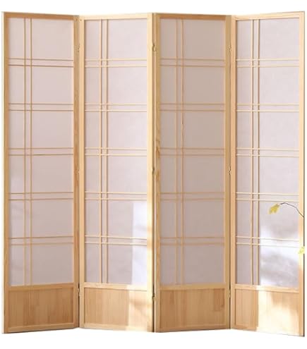 Amazon｜【簾屏風】【パーテーション】秋田杉格子スクリーン モダン
