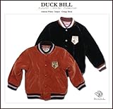 ゴルフ少年 格好良くキメよう！ベロアブルゾン（濠Du)オレンジ（下）100cm