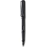 LAMY ラミー 万年筆 ペン先EF(極細字) サファリ ブラック L17-EF 両用式 コンバーター別売 正規輸入品