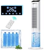 Amazon | 【2026最新・冷風温風・羽根なし】タワーファン 扇風機