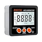 Proster デジタル角度計 アングルメーター °と ％ 2単位切替 磁気ベベルボックス 傾斜計　LCD　バックライト付き　18ヶ月保証期間