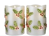 LEDキャンドルライトFlameless Perfect Gift for Holiday Celebration装飾風景のセット2 by LZDF02