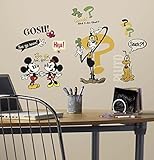 RoomMates ミッキーマウス カートゥーンズルームメイツ 壁に貼ってはがせるウォールステッカー